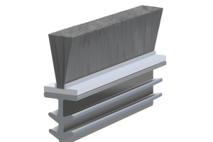 Kerf Mounted Pile