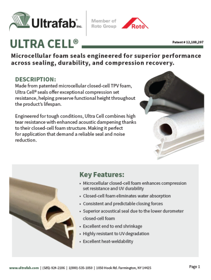 Ultra Cell Sell Sheet Cover